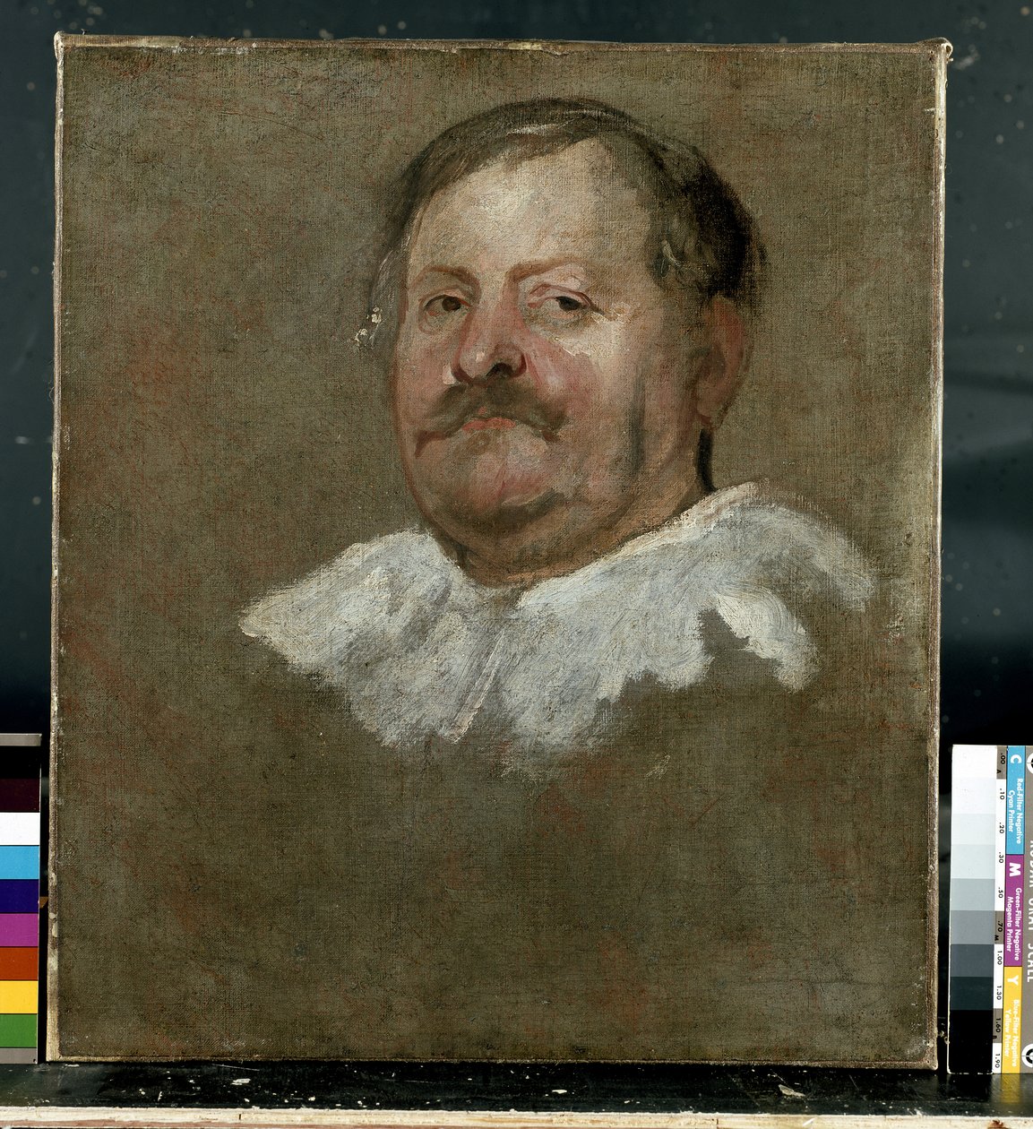 Retrato de un hombre con cuello caído de Anthony van Dyck