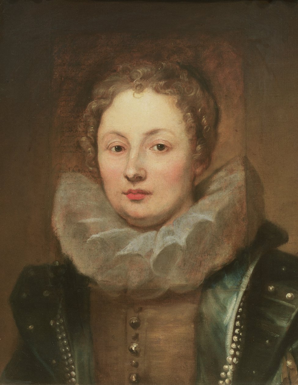 Retrato de una noble de Anthony van Dyck
