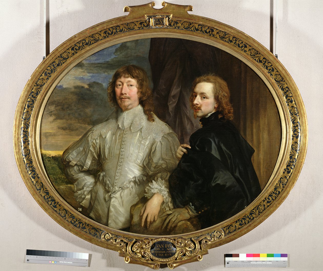 Sir Endymion Porter (1587-1649) y el artista, c.1635 de Anthony van Dyck