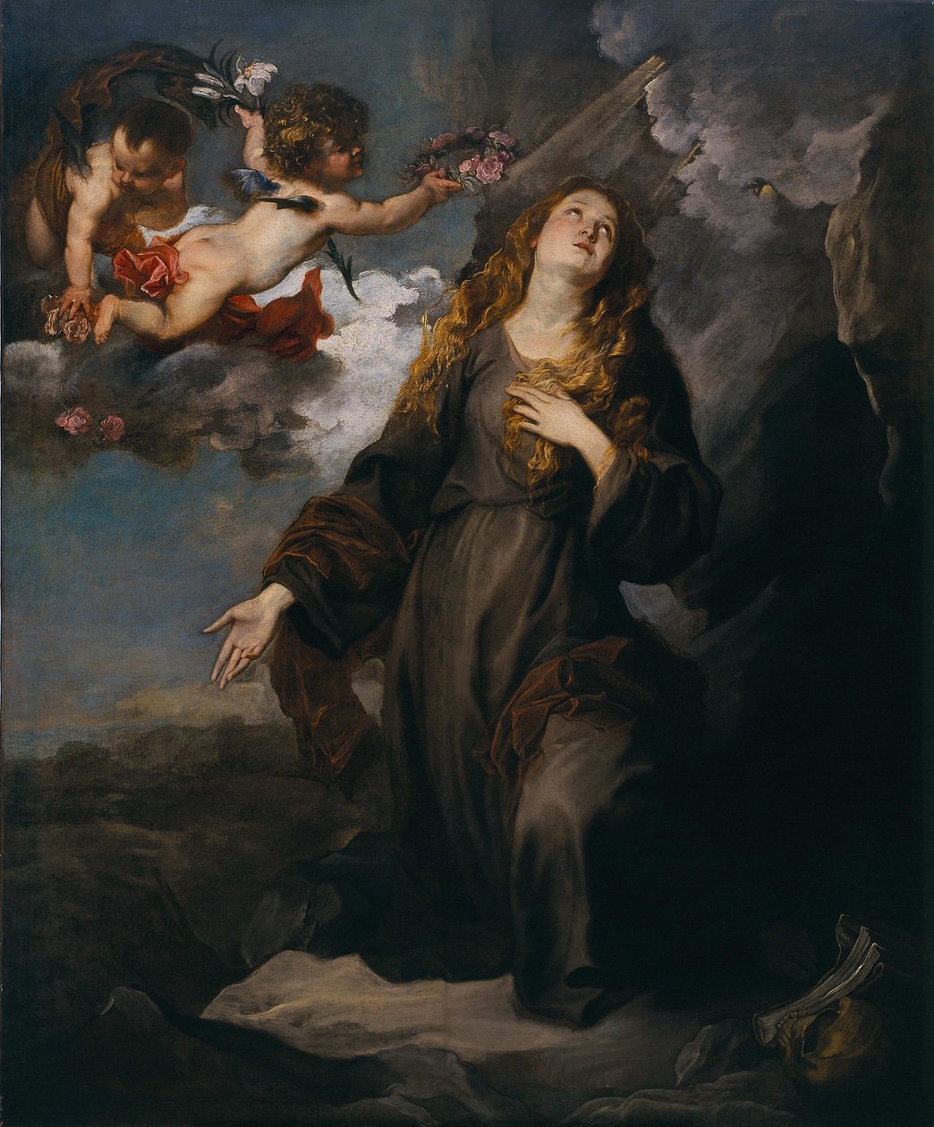Santa Rosalía en la gloria de Anthony van Dyck