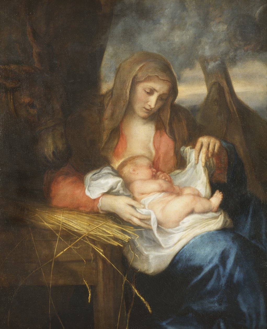Virgen y Niño de Anthony van Dyck