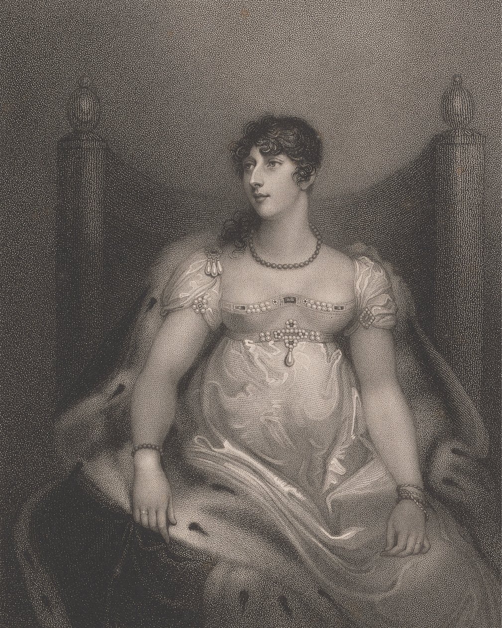 Charlotte Sophia (de soltera Leveson-Gower), Somerset, Duquesa de Beaufort de Anthony Cardon