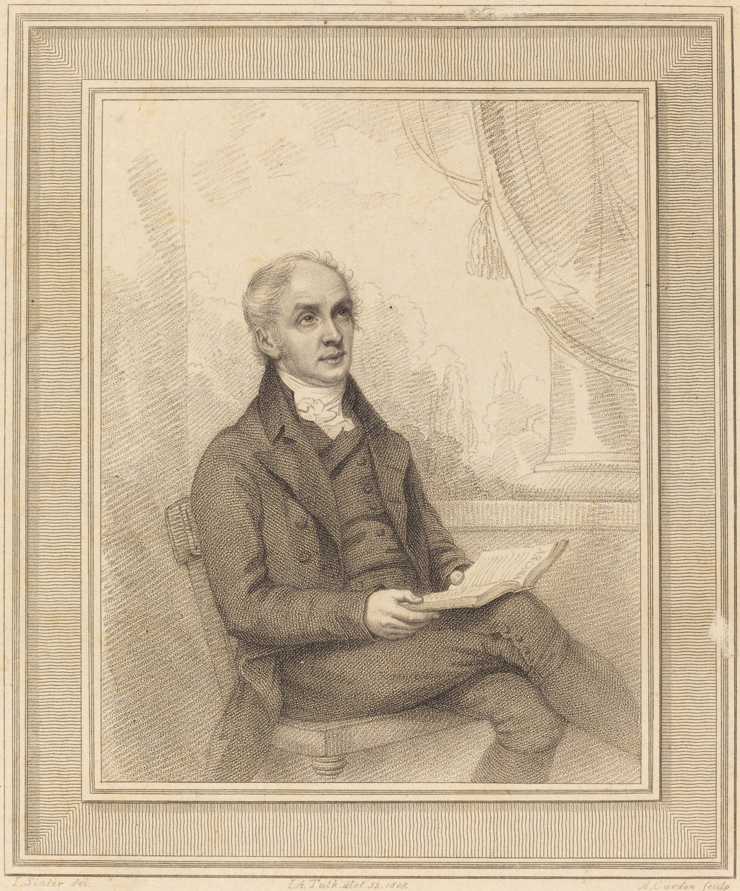 John Augustus Tulk de Anthony Cardon after Joseph Slater