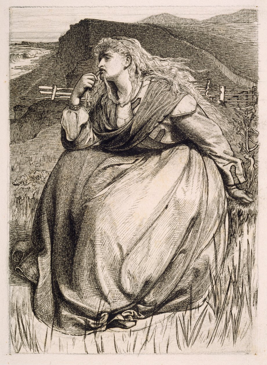 Diseño para "If", 1866 de Anthony Frederick Augustus Sandys