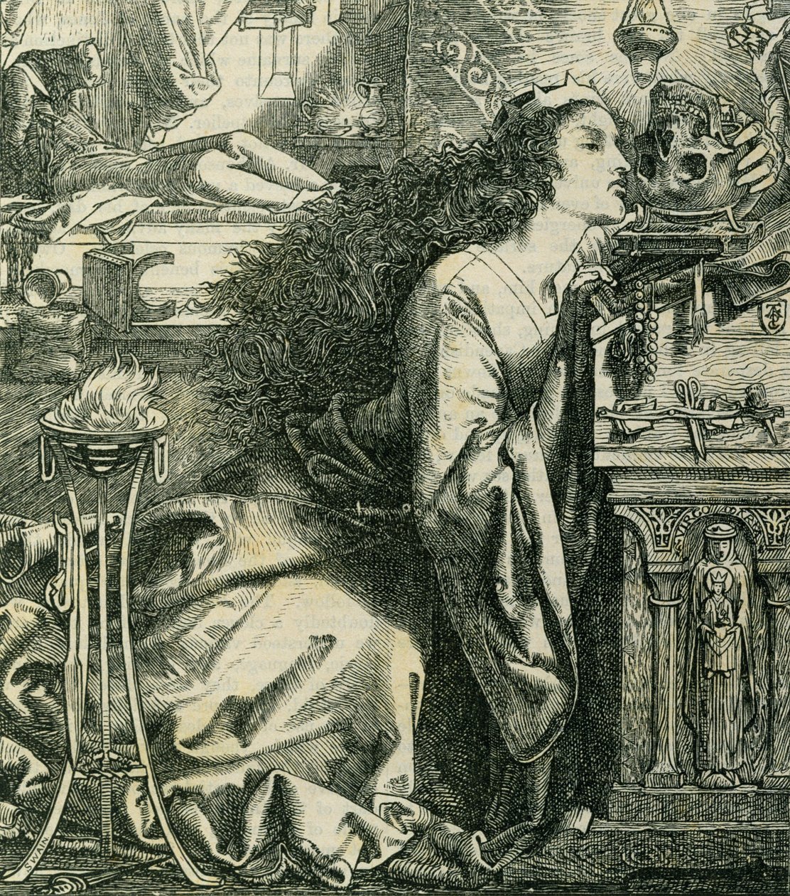 Rosamunda, Reina de los Lombardos de Anthony Frederick Augustus Sandys