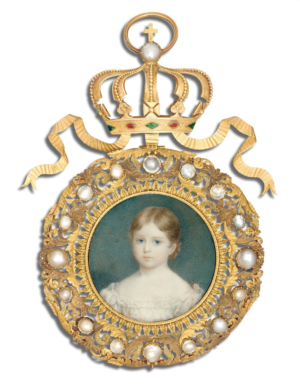 Reina Victoria de niña, 1825 de Anthony Stewart
