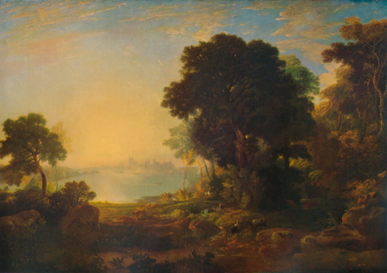 Castillo de Carnarvon, c1815-1819, 1935 de Anthony Vandyke Copley Fielding