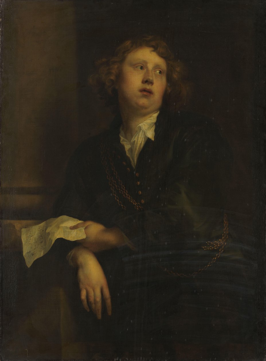 Retrato de Hendrik Liberti (c. 1600 - 1669) de Anthony van Dyck (after)