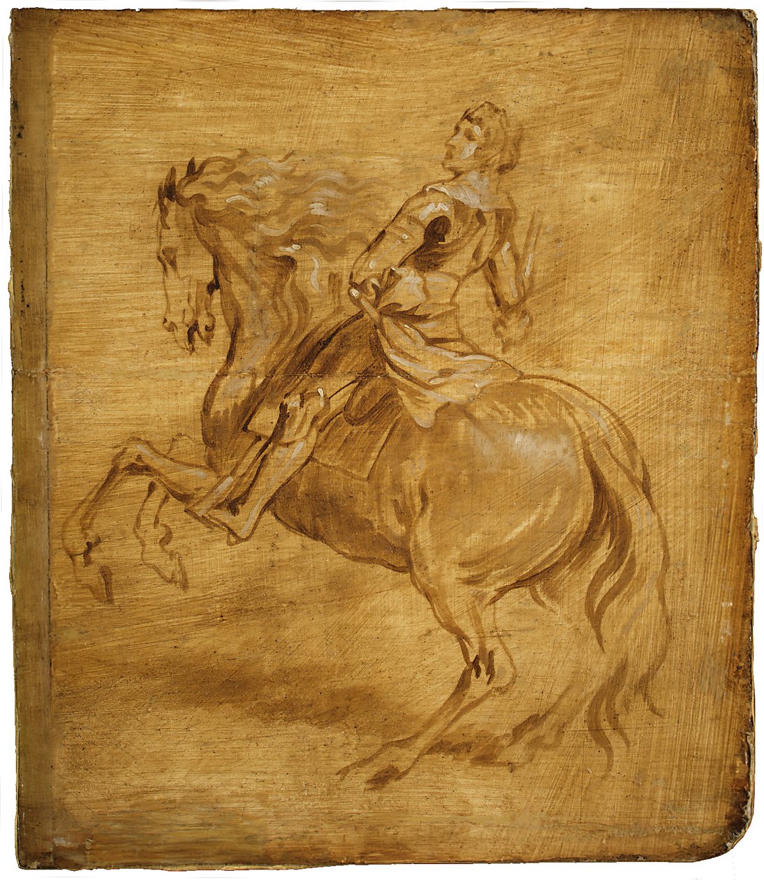 Un hombre montando un caballo, ca. 1630 de Anthony van Dyck