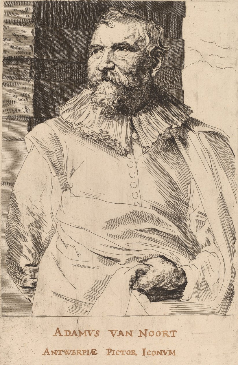Adam van Noort, probablemente 1626-1641 de Anthony van Dyck