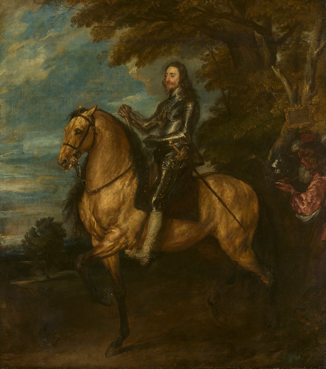 Carlos I (1600-49) a caballo de Anthony van Dyck