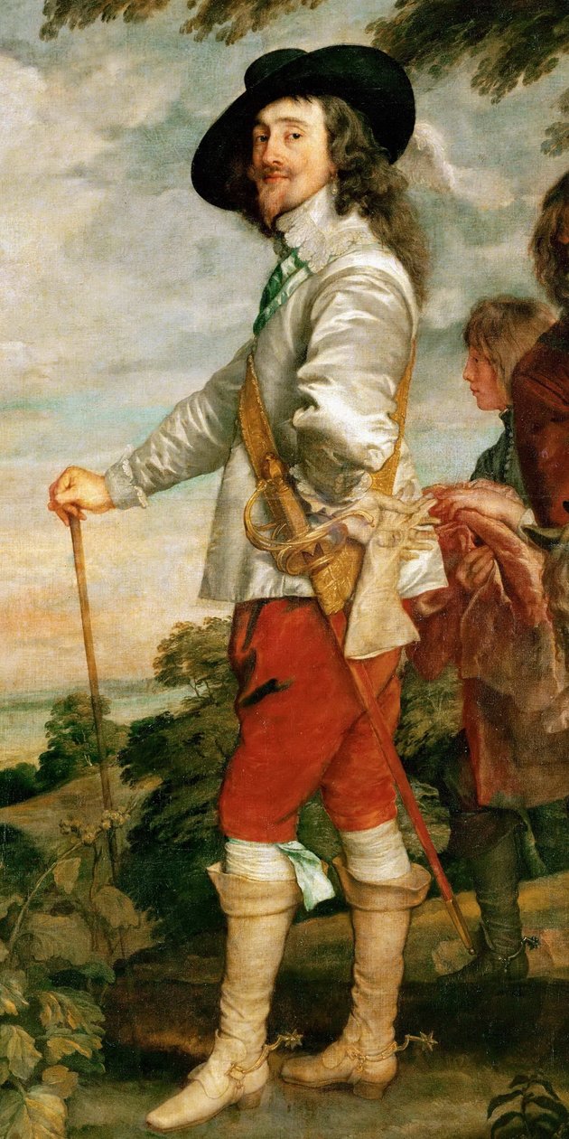 Carlos I en la cacería de Anthony van Dyck