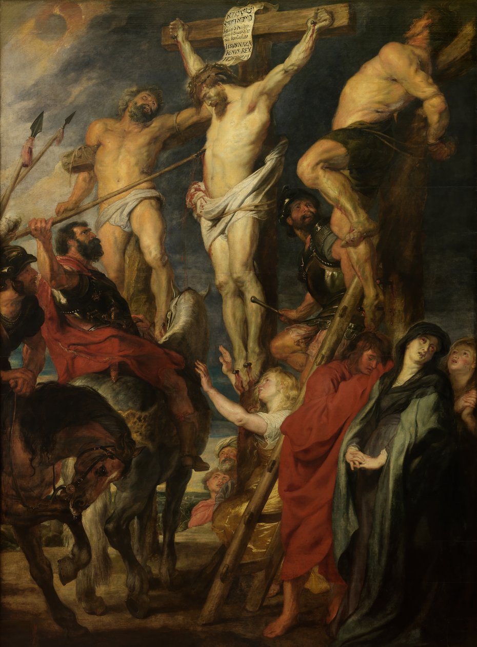Cristo en la Cruz, "Le coup de lance de Anthony van Dyck