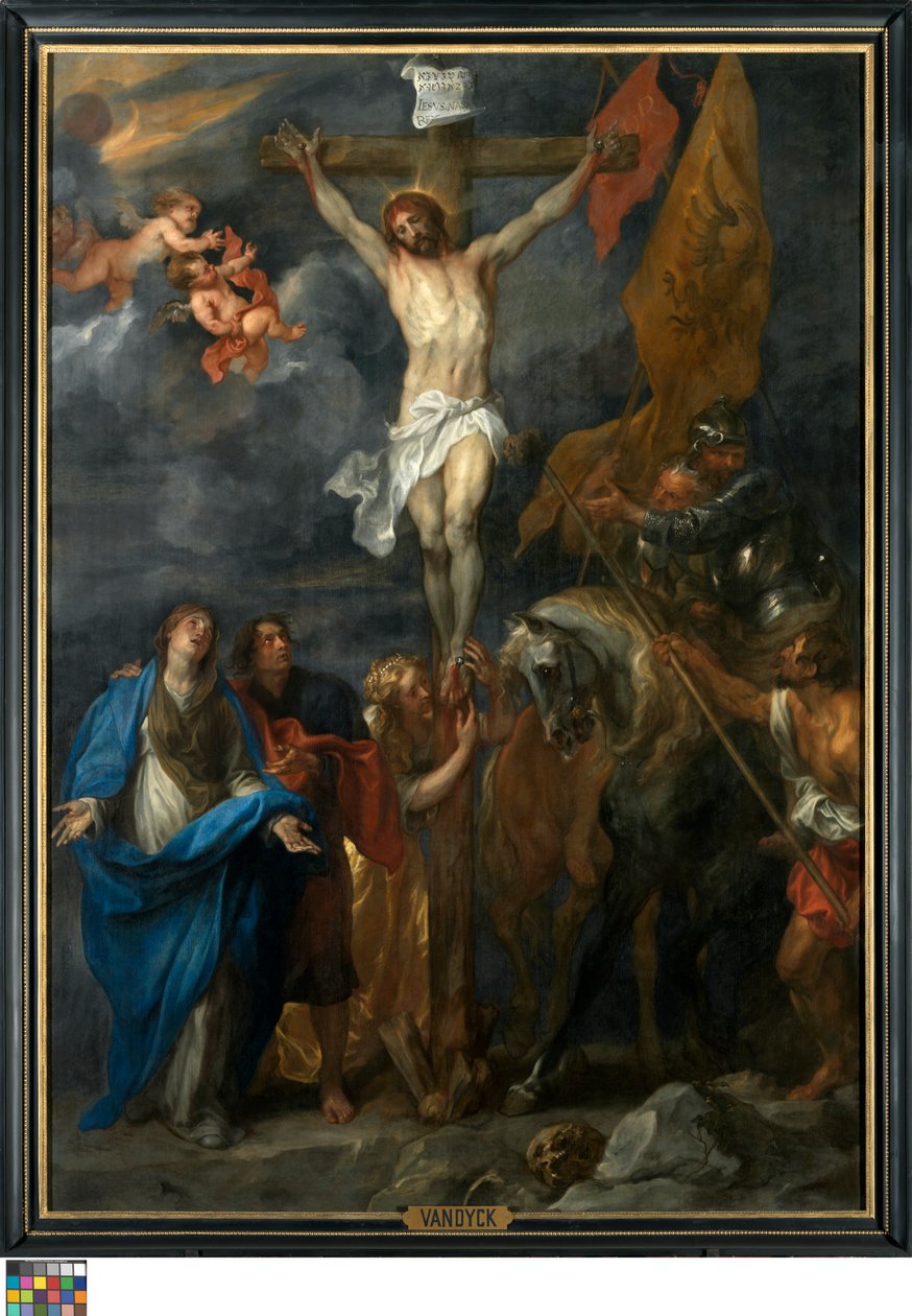 Cristo en la cruz o cristo con la esponja de Anthony van Dyck