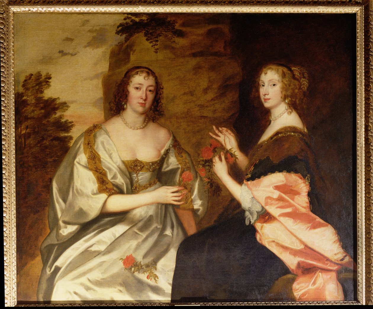 Condesa de Morton (m.1654) y Mrs. Killigrew (m.1638) de Anthony van Dyck