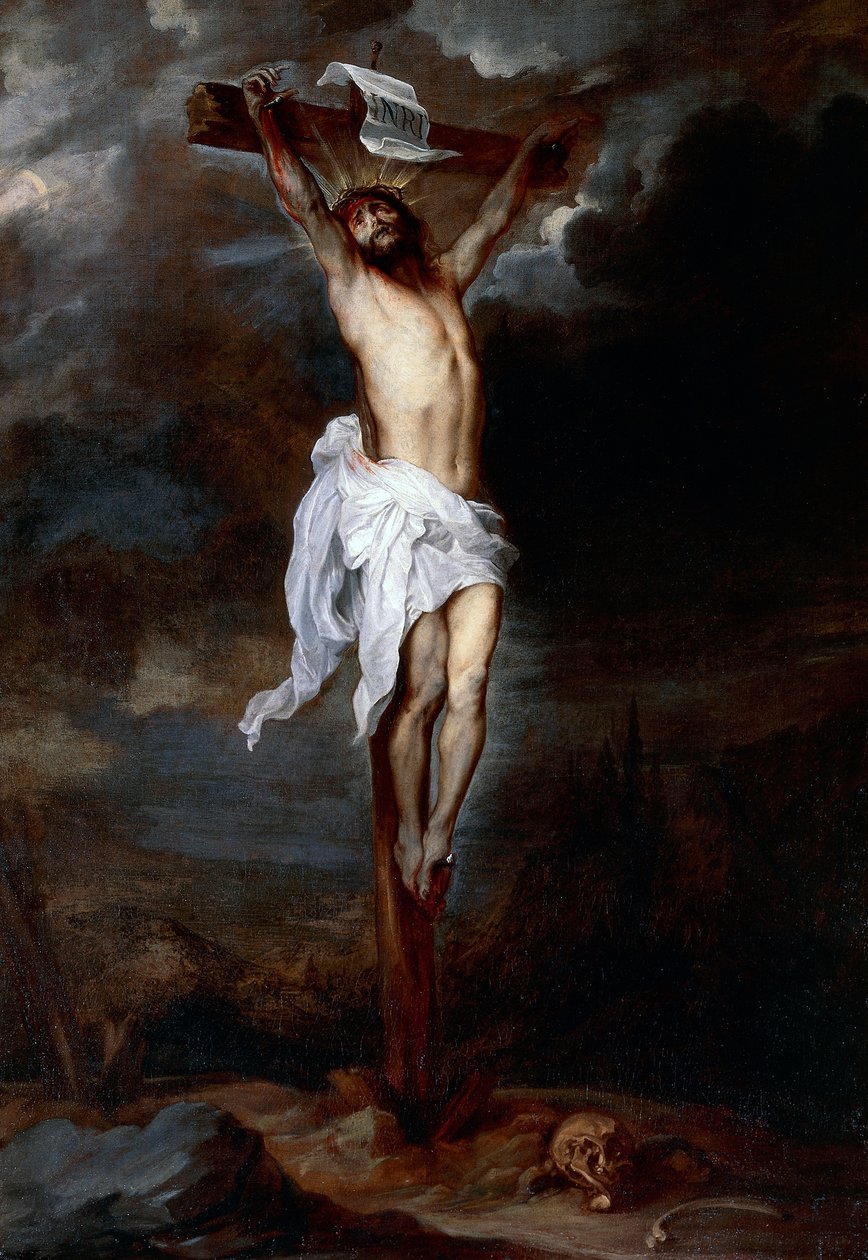 Crucifixión, ca 1621-1625, de Anton van Dyck (1599-1641), óleo sobre lienzo de Anthony van Dyck
