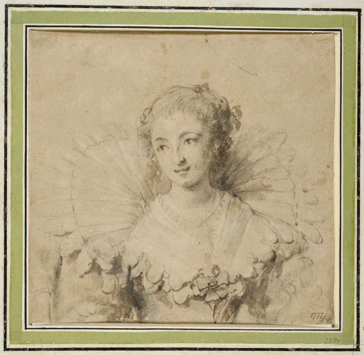 Retrato de dama de Anthony van Dyck