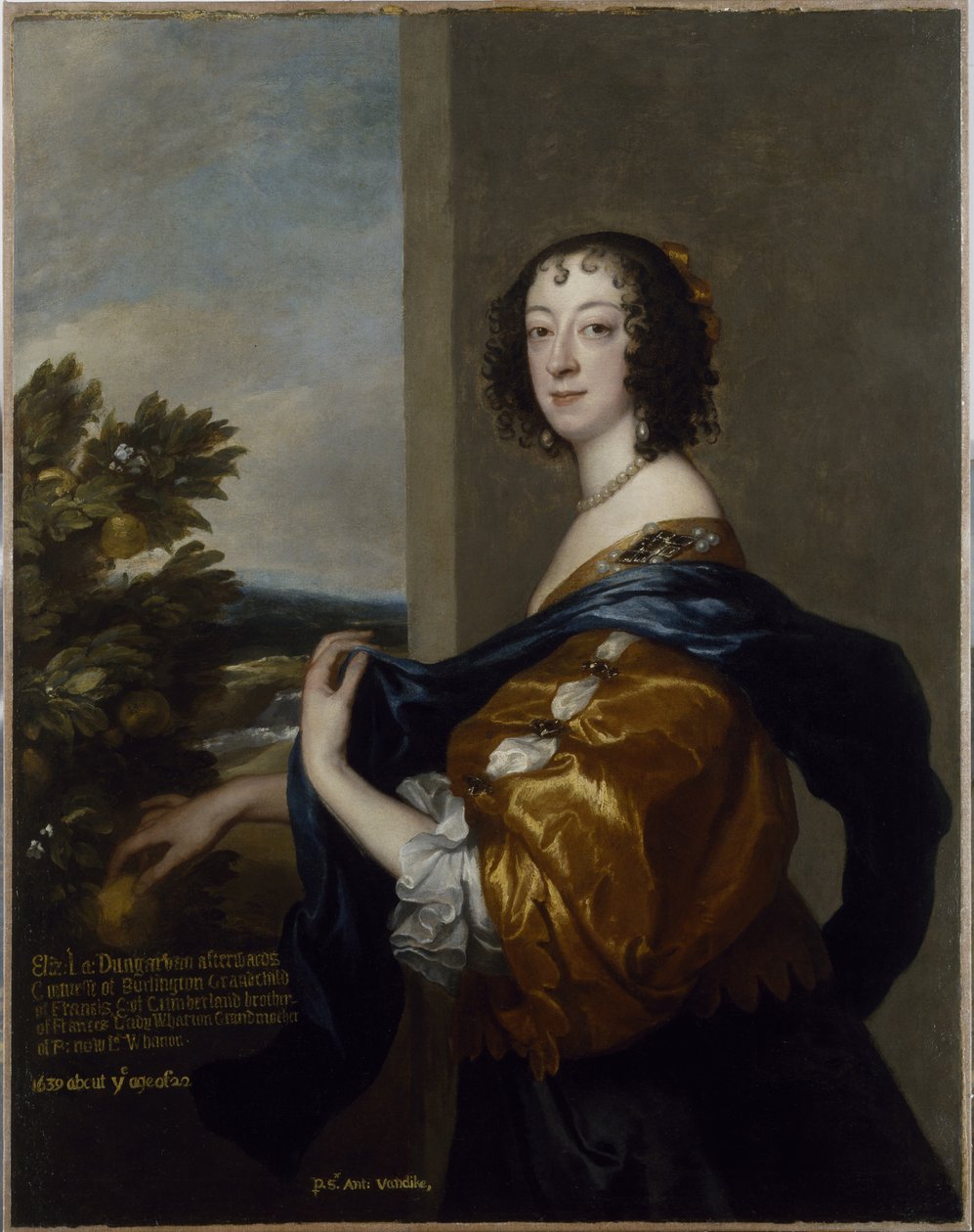Elizabeth, Lady Dungarvan y Clifford de Anthony van Dyck