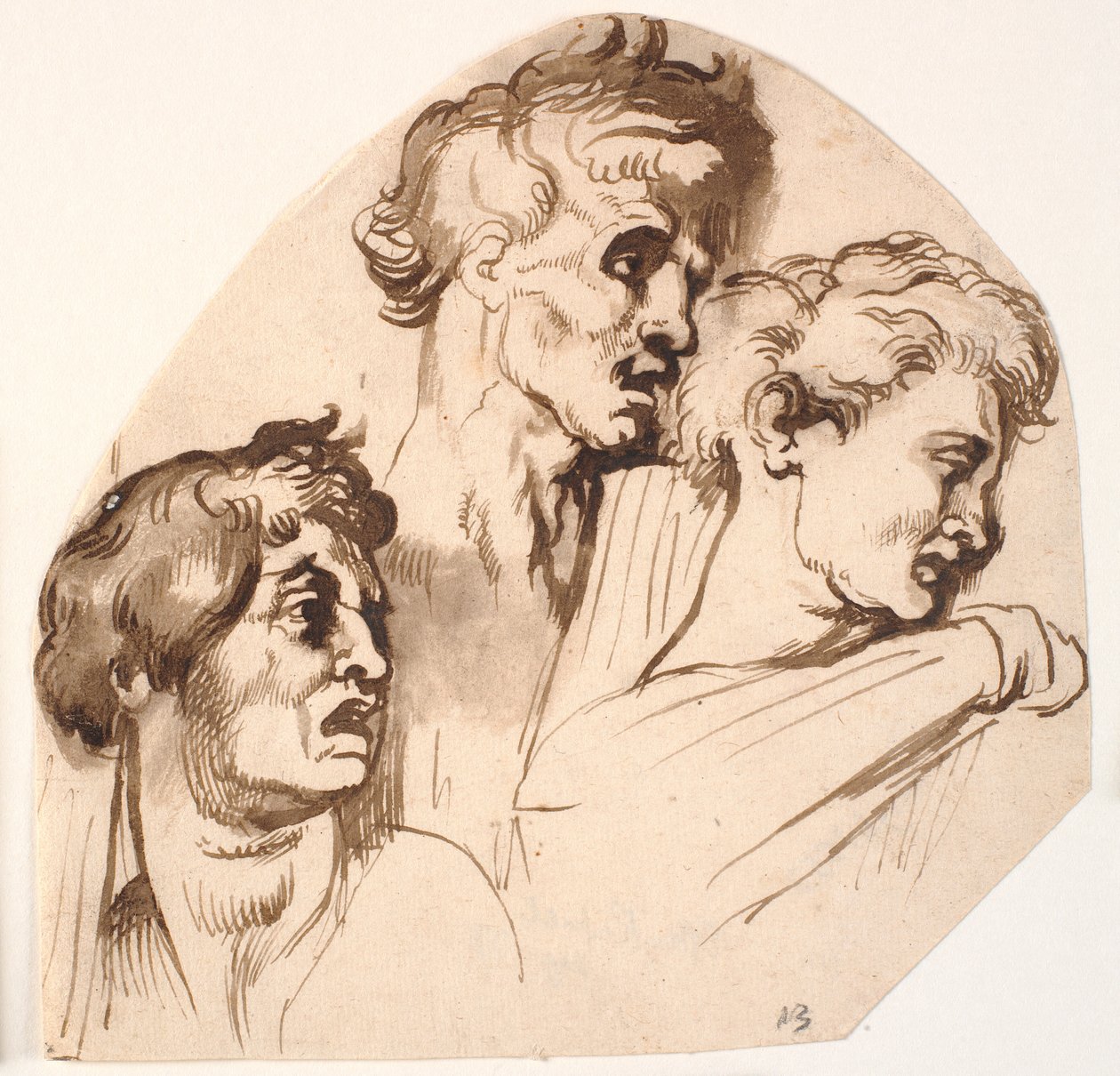 Cabezas de los lictores y asesores del procónsul de Anthony van Dyck