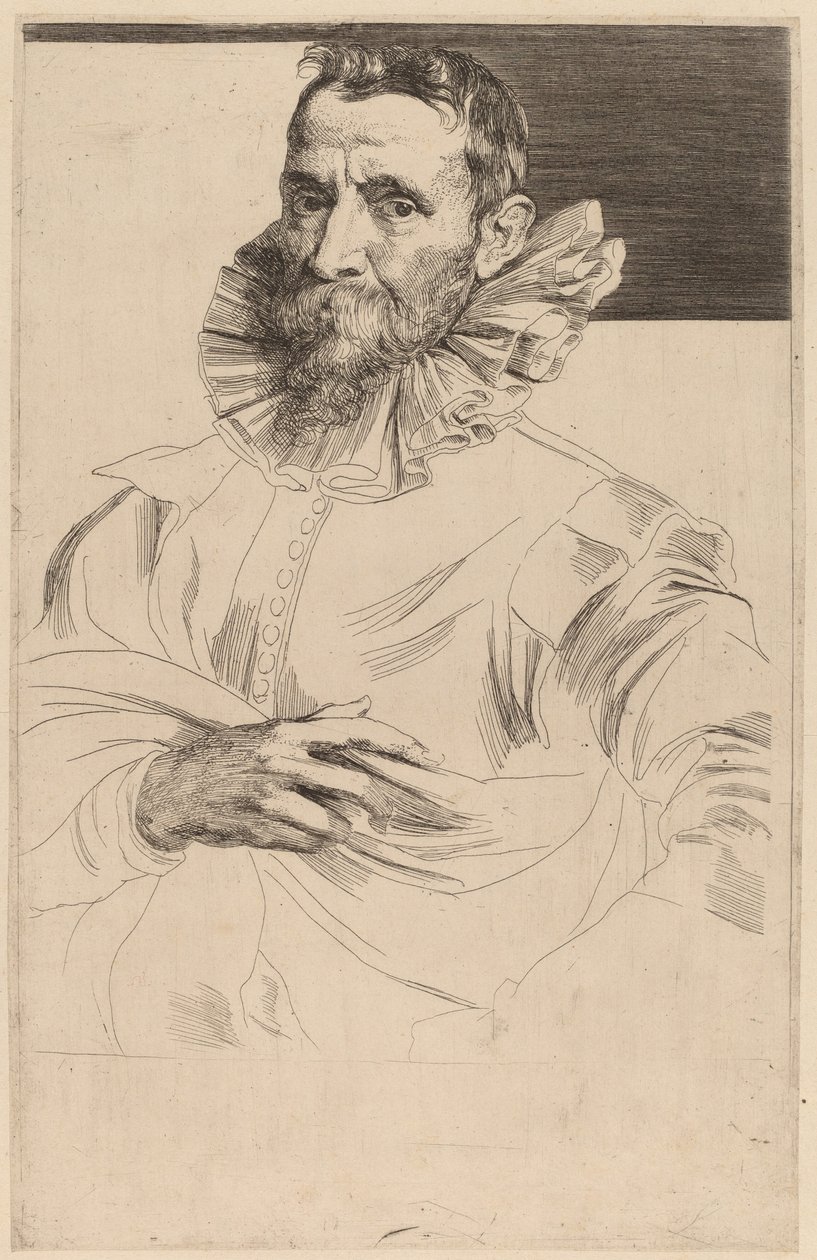 Jan Bruegel el Viejo, probablemente 1626-1641 de Anthony van Dyck