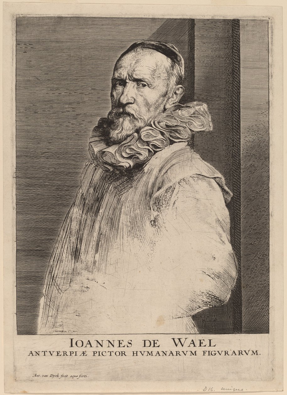 Jan de Wael, probablemente 1626-1641 de Anthony van Dyck