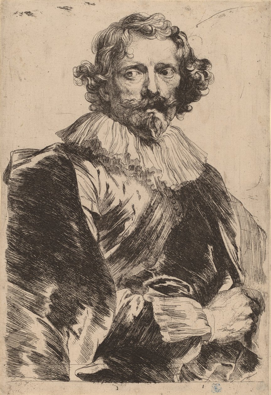 Lucas Vorsterman, probablemente 1626-1641 de Anthony van Dyck