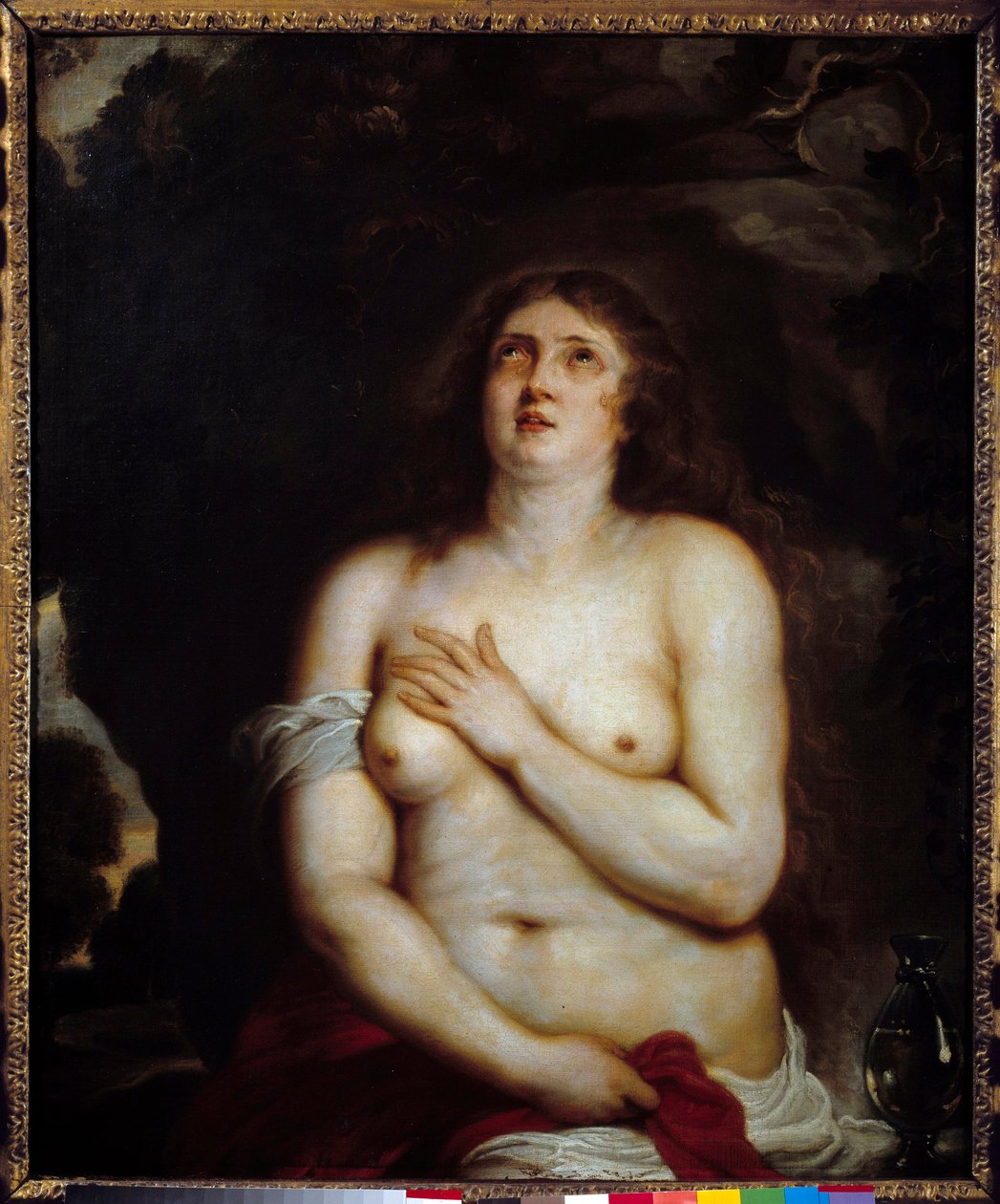 Magdalena. Representación de Santa María Magdalena en éxtasis de Anthony van Dyck