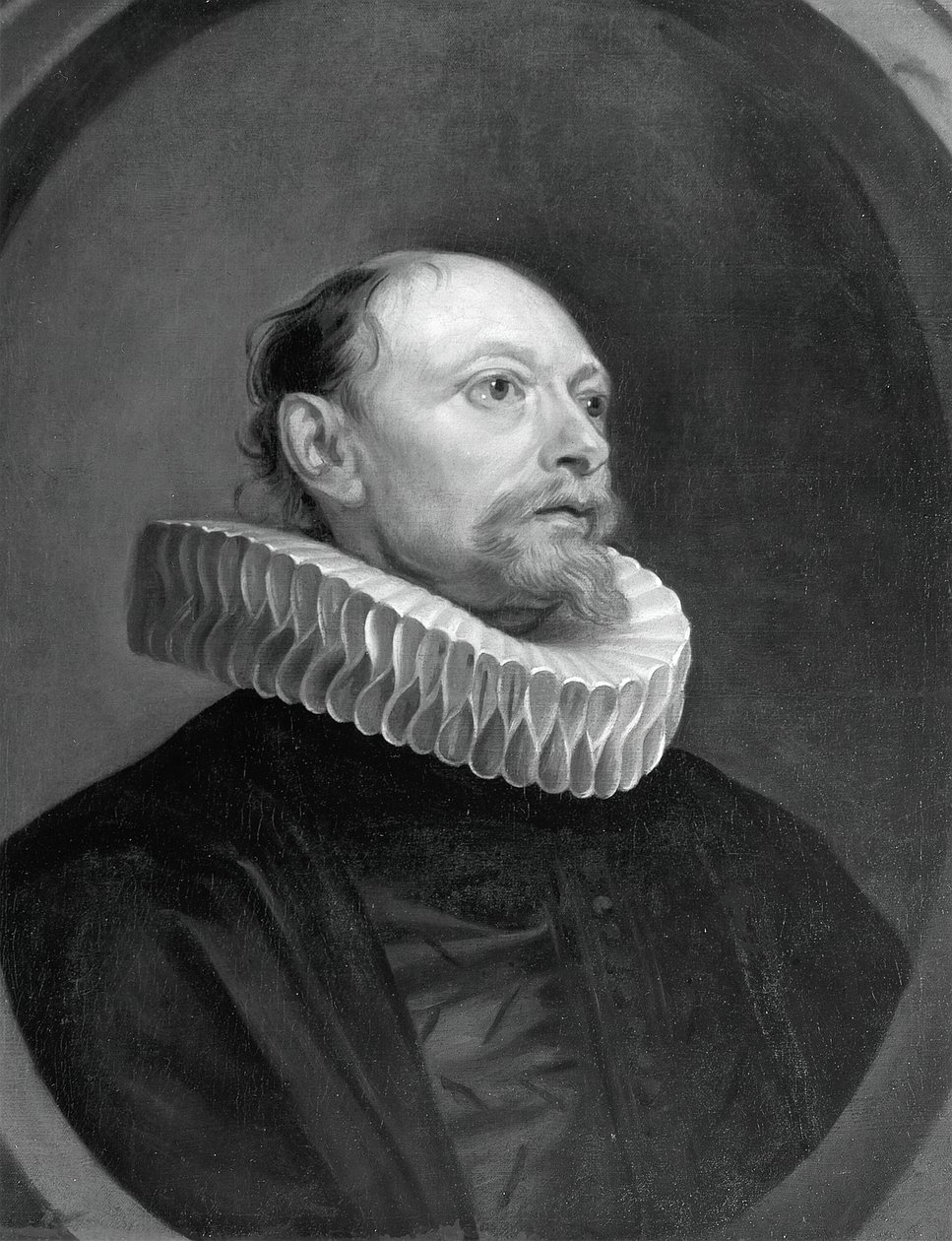 Hombre con gorguera, siglo XVII de Anthony van Dyck
