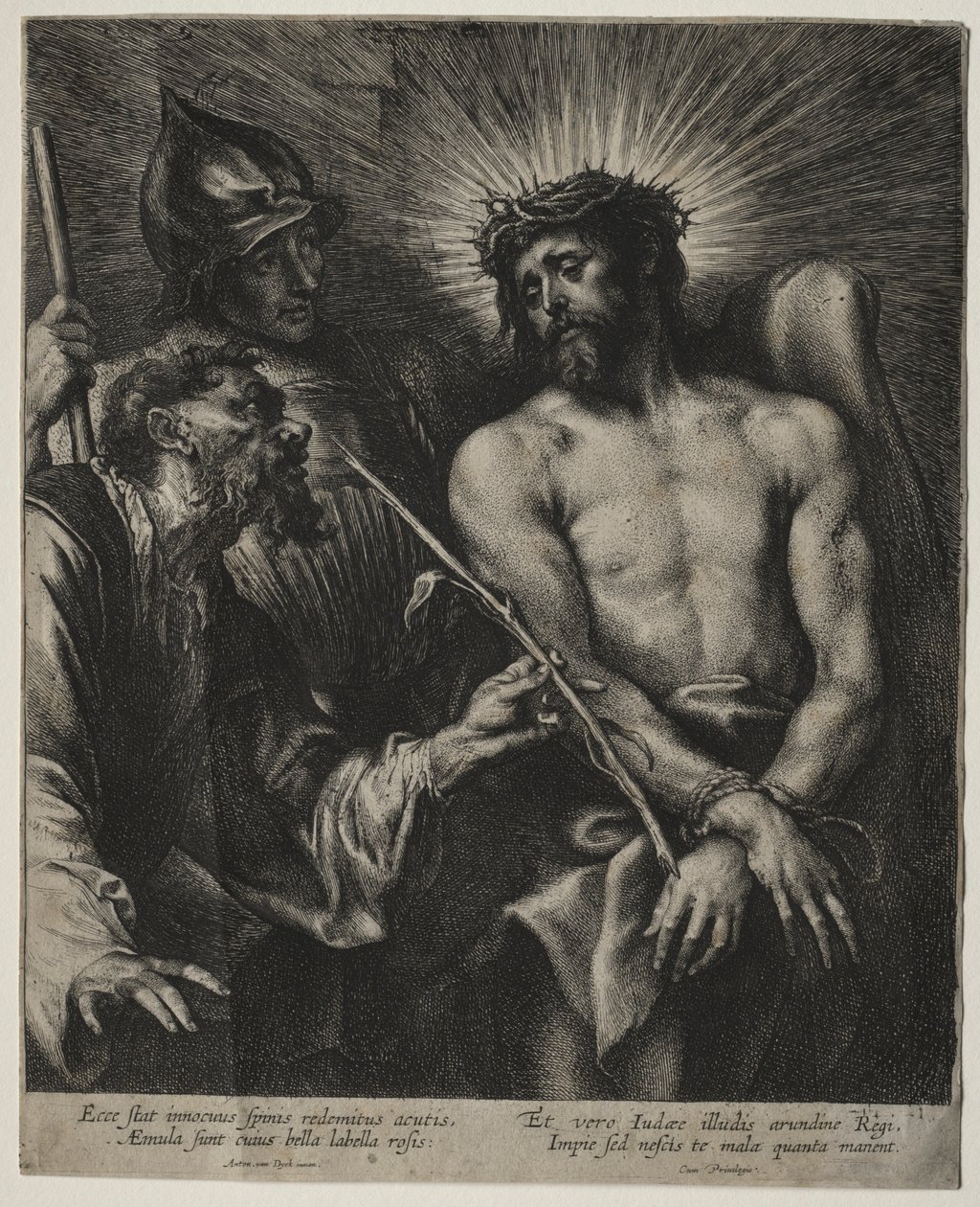 La burla de Cristo de Anthony van Dyck