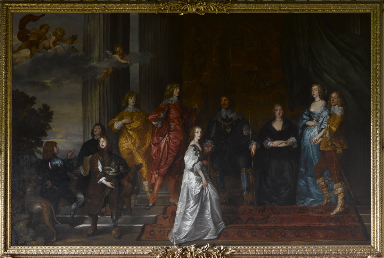 Philip Herbert (1584-1650), Cuarto Conde de Pembroke y su familia de Anthony van Dyck