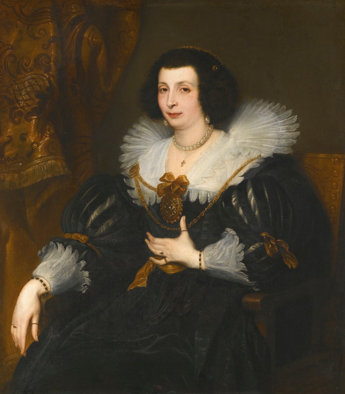 Retrato de Anna Maria de Çamudio (-1663), esposa de Ferdinand de Boisschot de Anthony van Dyck