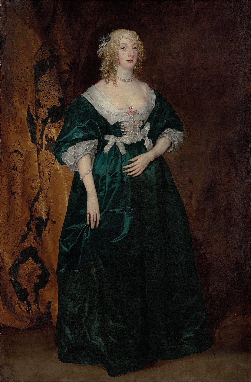 Retrato de Anne Sophia Herbert, condesa de Carnarvon (-1695) de Anthony van Dyck
