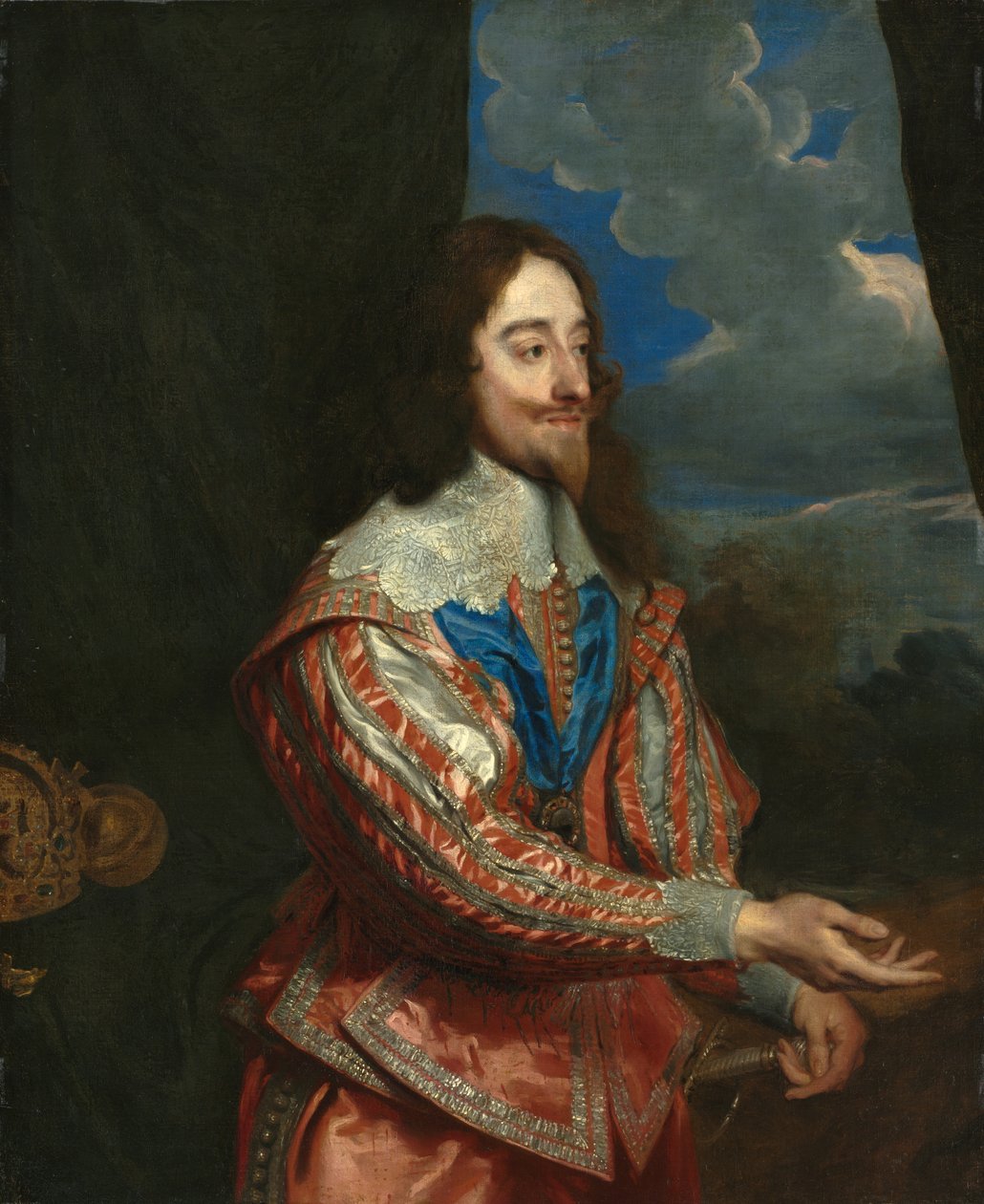 Retrato de Carlos I (1600-1649) de Anthony van Dyck