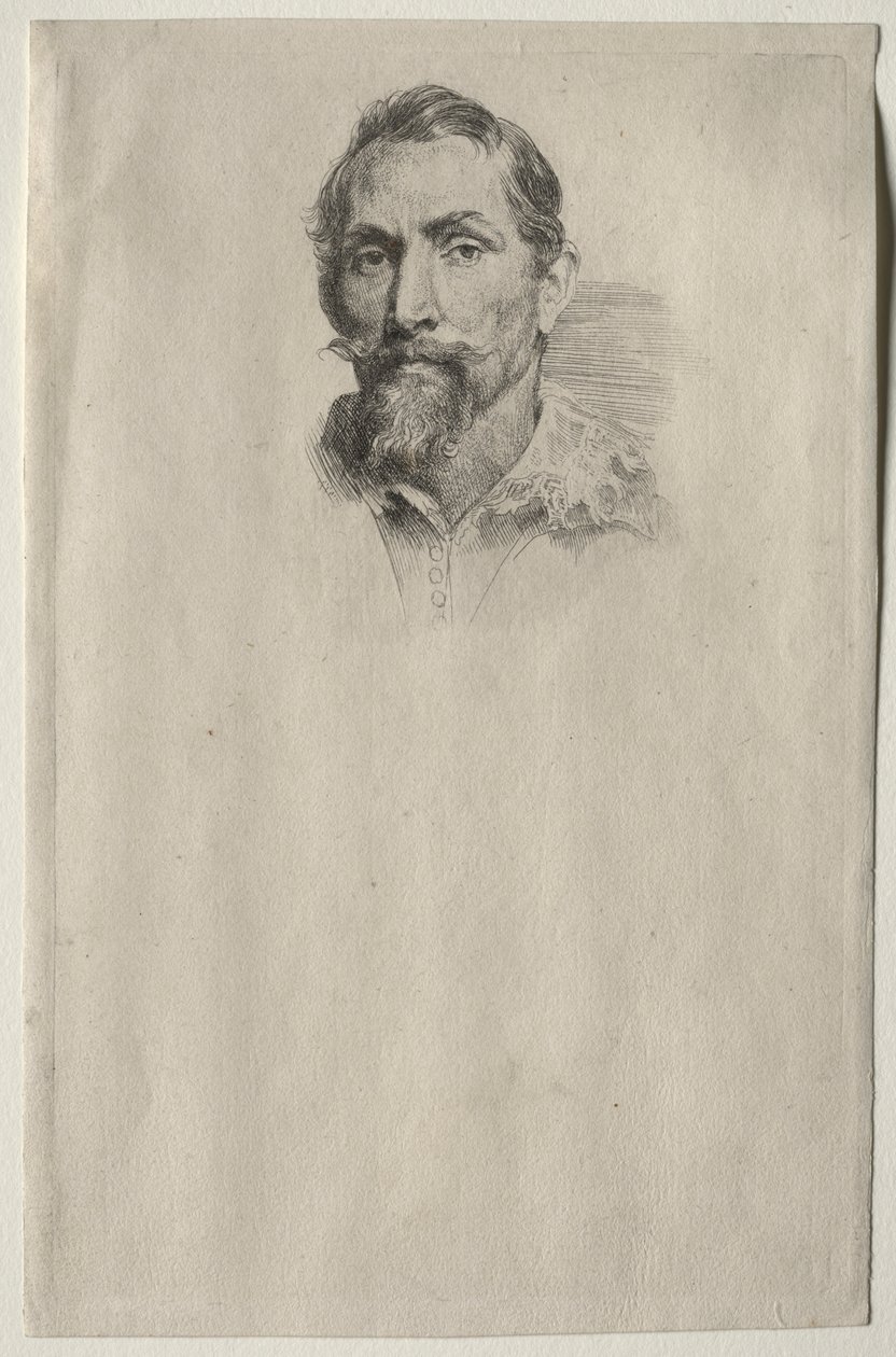 Retrato de Frans Snyders de Anthony van Dyck