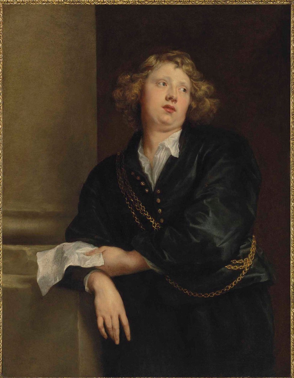 Retrato de Henricus Liberti (1600-1669), organista de la catedral de Amberes de Anthony van Dyck