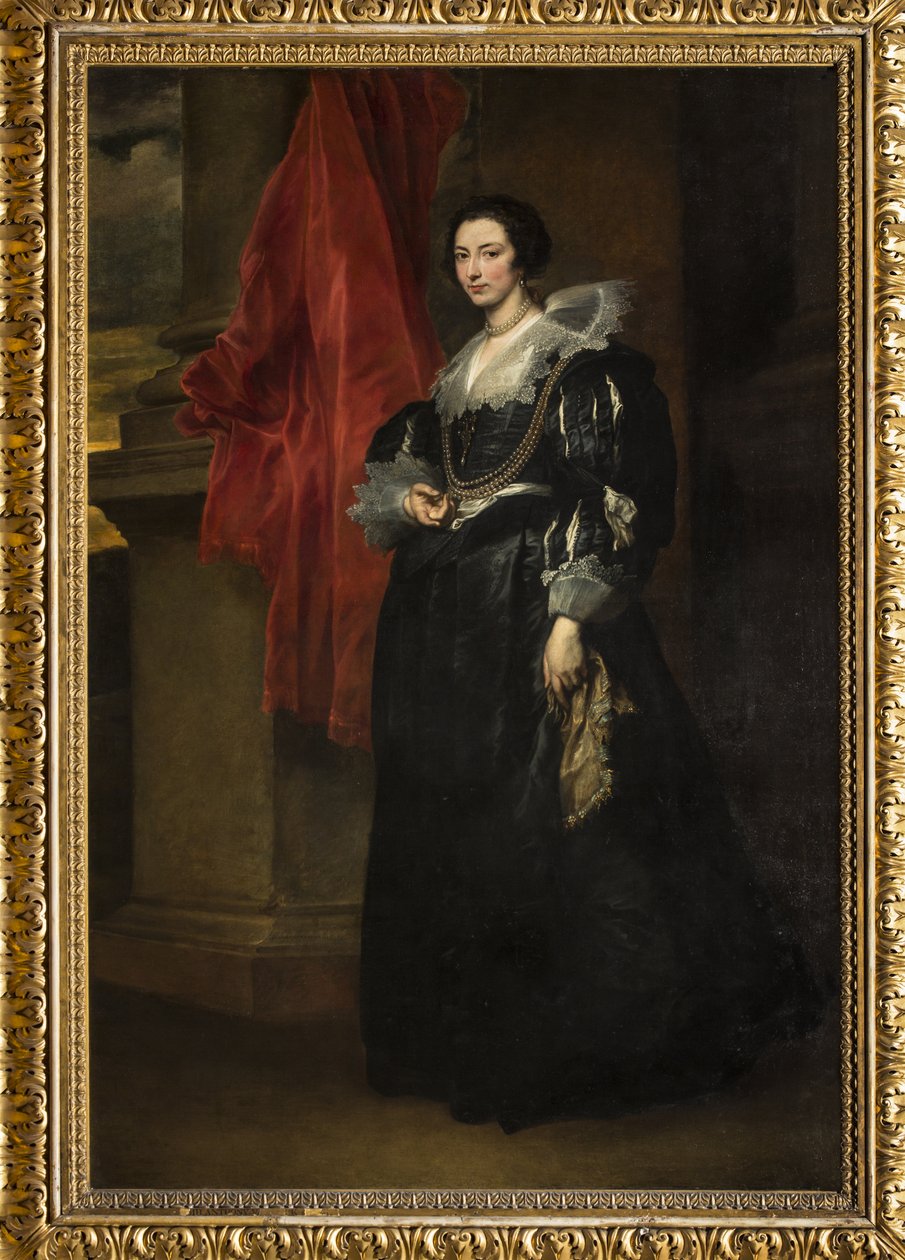Retrato de Johanna de Blois, c.1634-35 de Anthony van Dyck