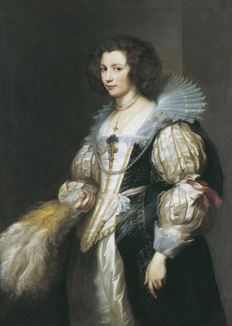 Retrato de María de Tassis (1611-1638), c.1629-1630 (óleo sobre lienzo) de Anthony van Dyck