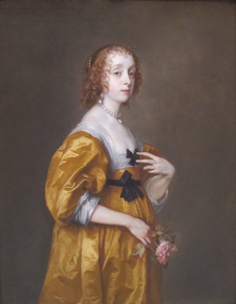 Retrato de Mary Stewart, duquesa de Richmond y duquesa de Lennox (1622-1685), anteriormente Lady Mary Villiers de Anthony van Dyck