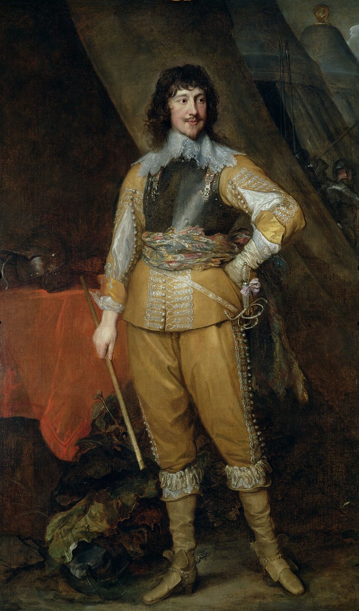 Retrato de Mountjoy Blount, Conde de Newport (c.1597-1666) c.1637-8 de Anthony van Dyck