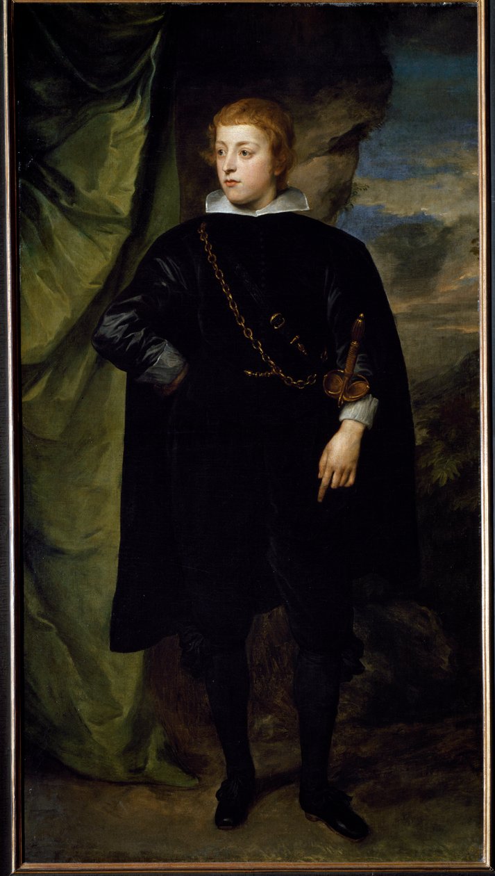 Retrato del Príncipe Karl Ludwig Von der Pfalz de Anthony van Dyck