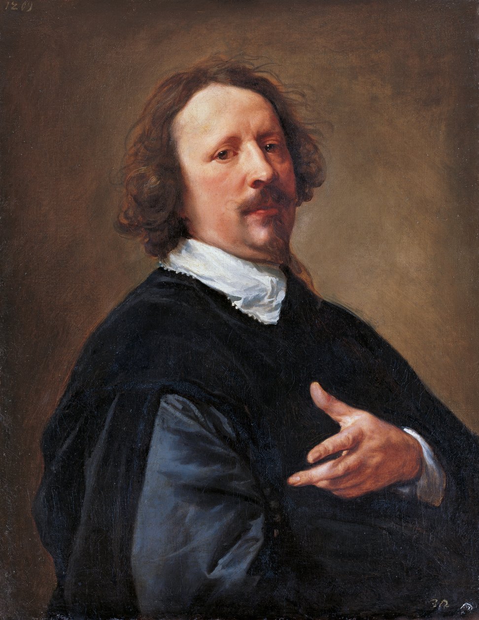 Retrato del pintor Gaspard de Crayer (1584-1669) de Anthony van Dyck