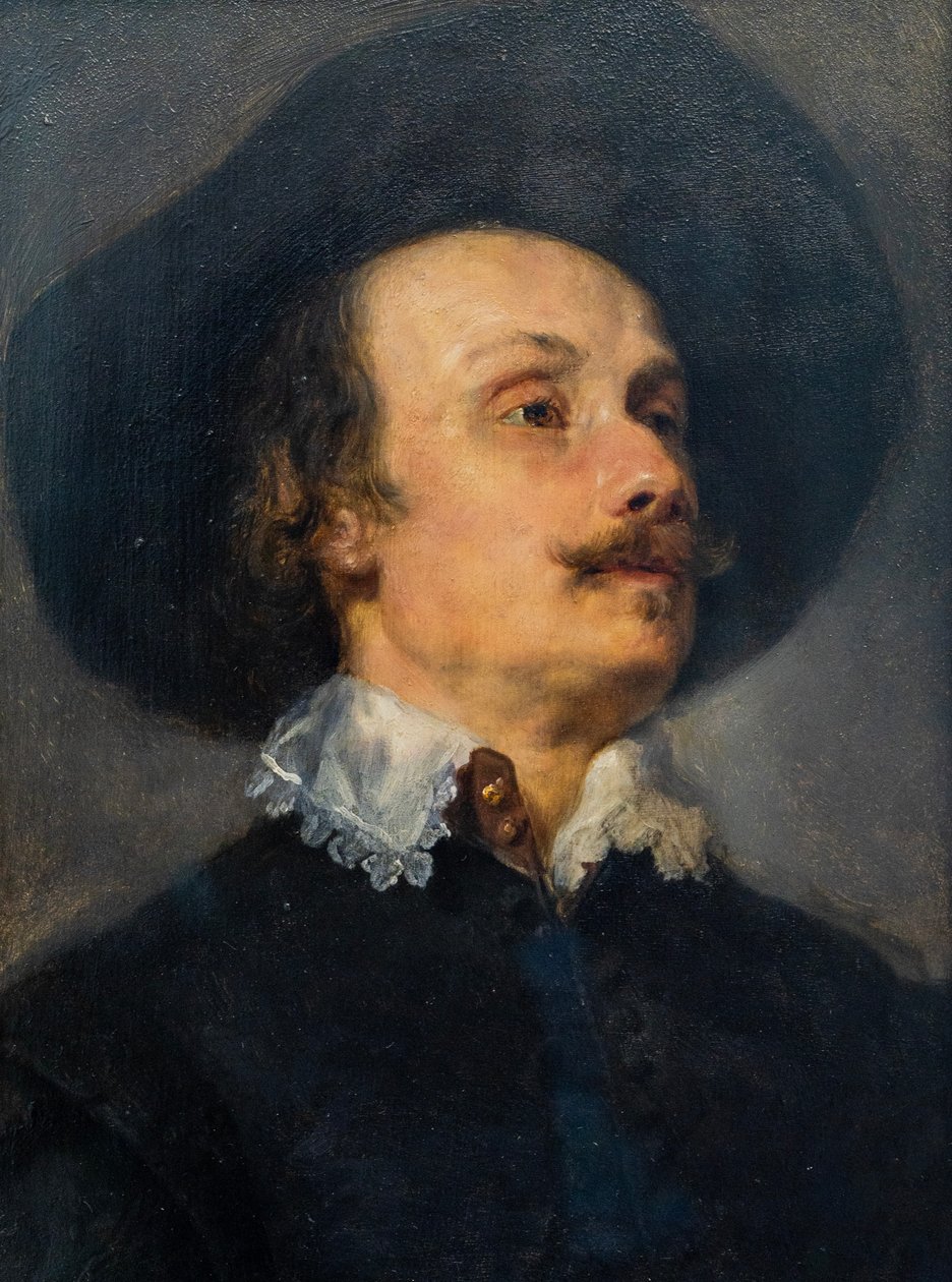 Retrato del pintor Pieter Snayers de Anthony van Dyck