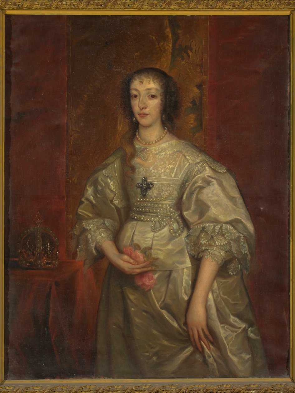 Retrato de Enriqueta María (1609-1699), reina de Inglaterra de Anthony van Dyck