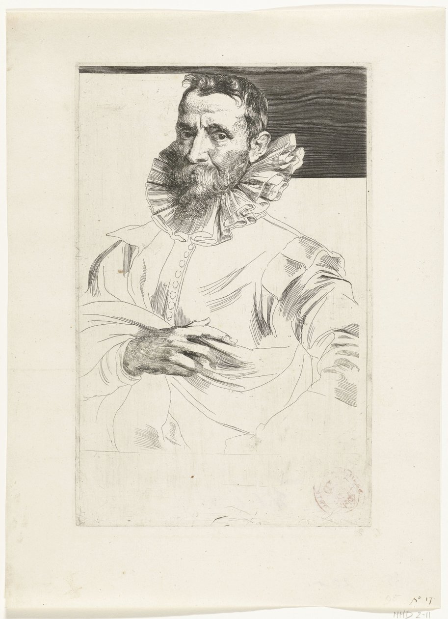 Retrato de Jan Brueghel el Viejo de Anthony van Dyck