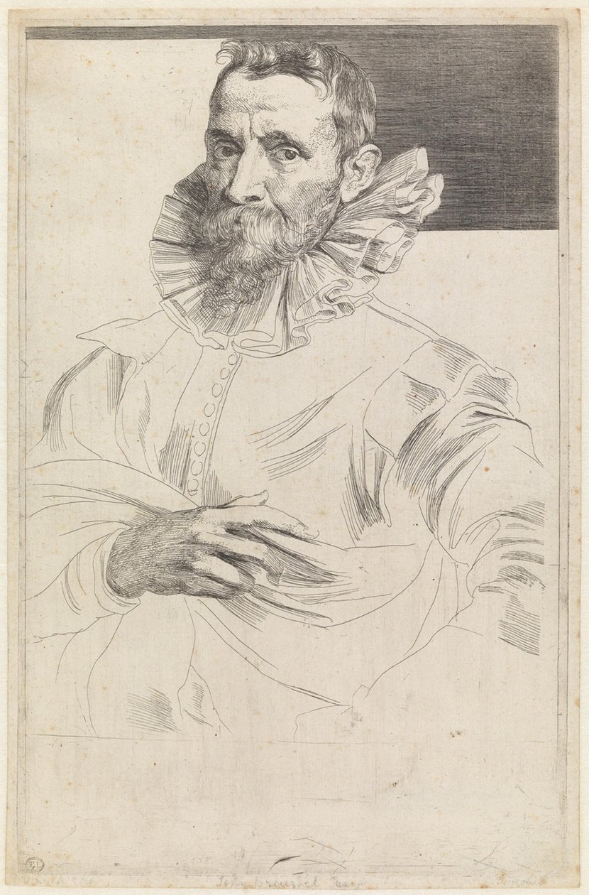 Retrato de Jan Brueghel el Viejo de Anthony van Dyck