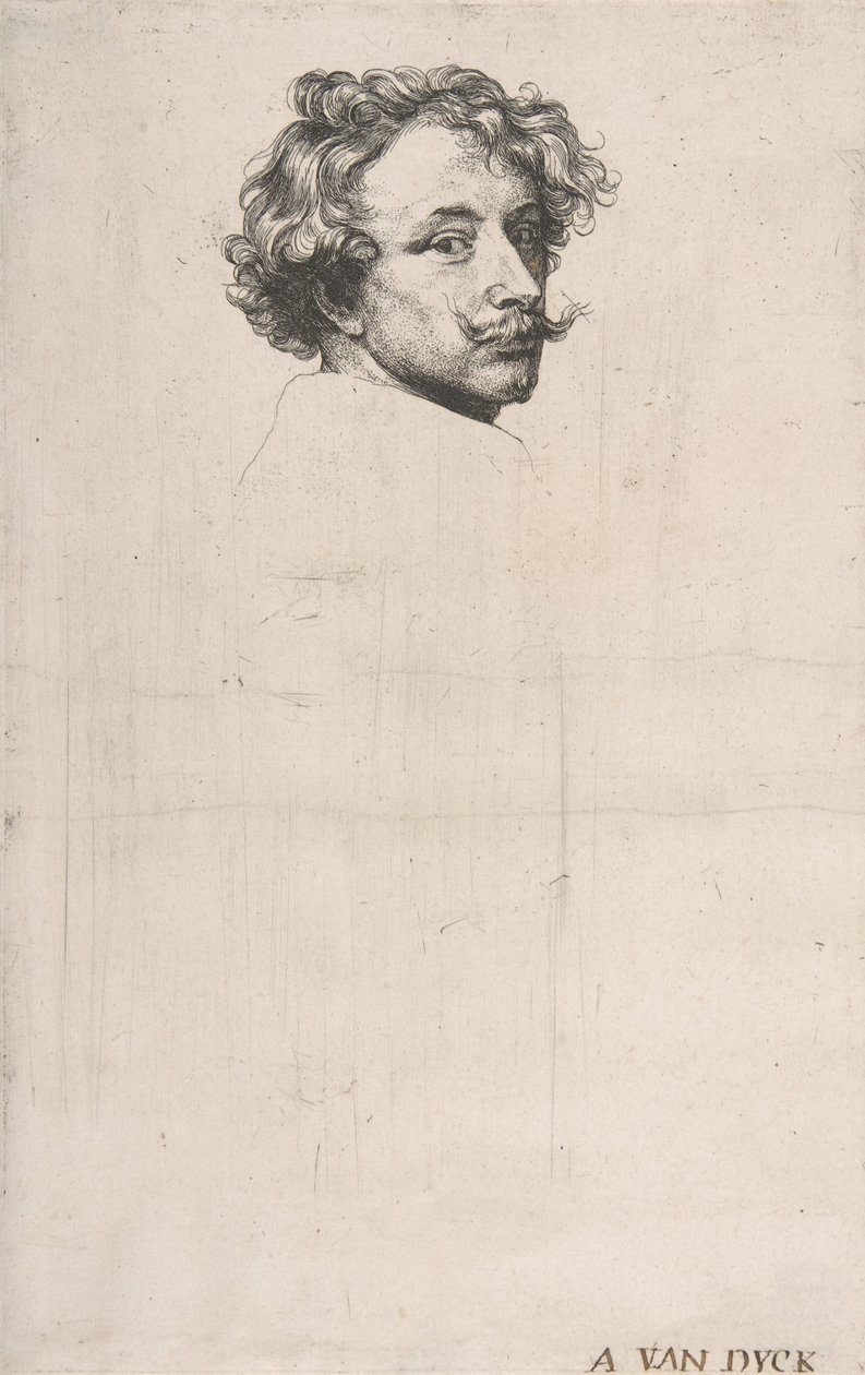 Autorretrato, de La Iconografía, ca. 1640 de Anthony van Dyck