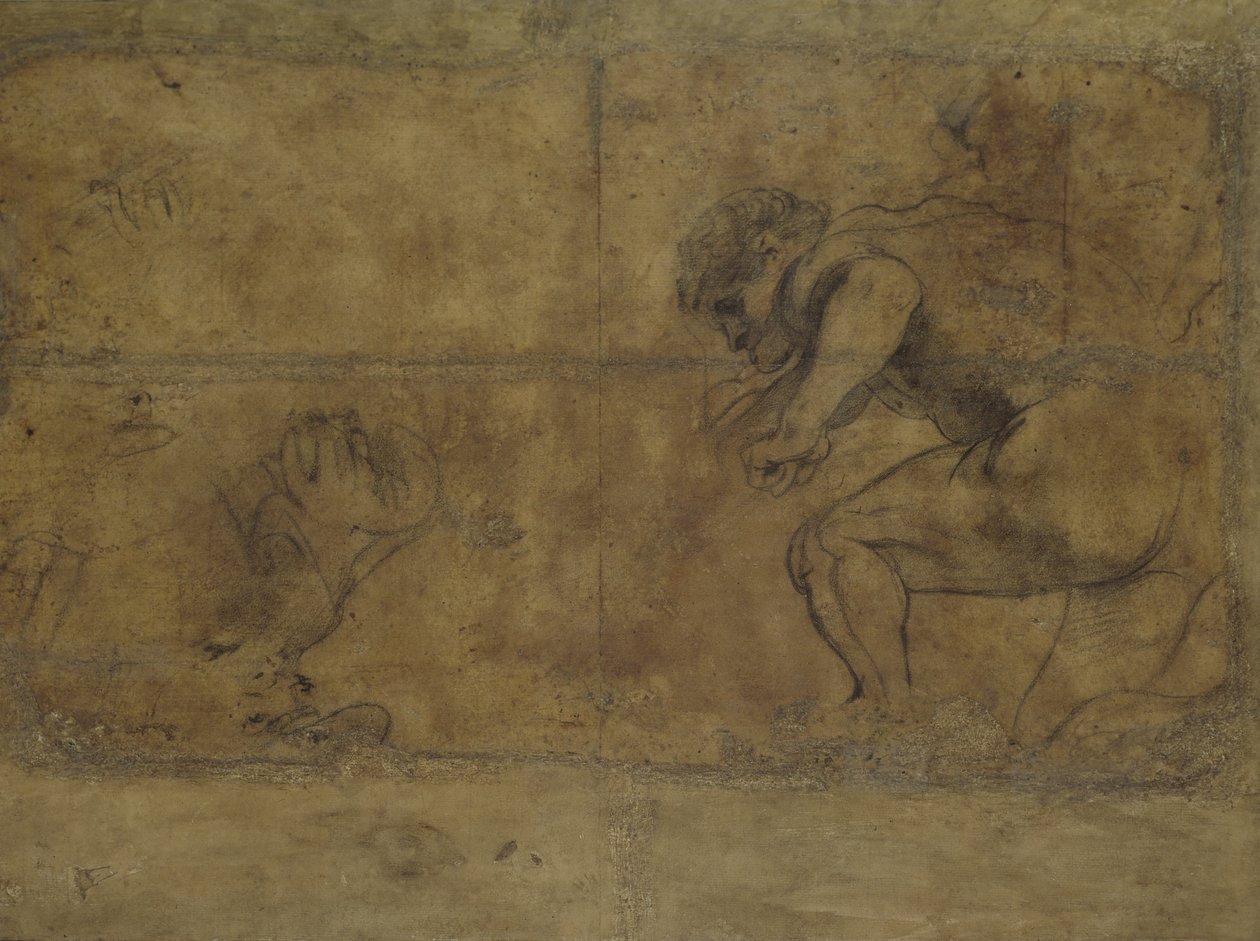 Estudios para "El martirio de San Sebastián" de Anthony van Dyck
