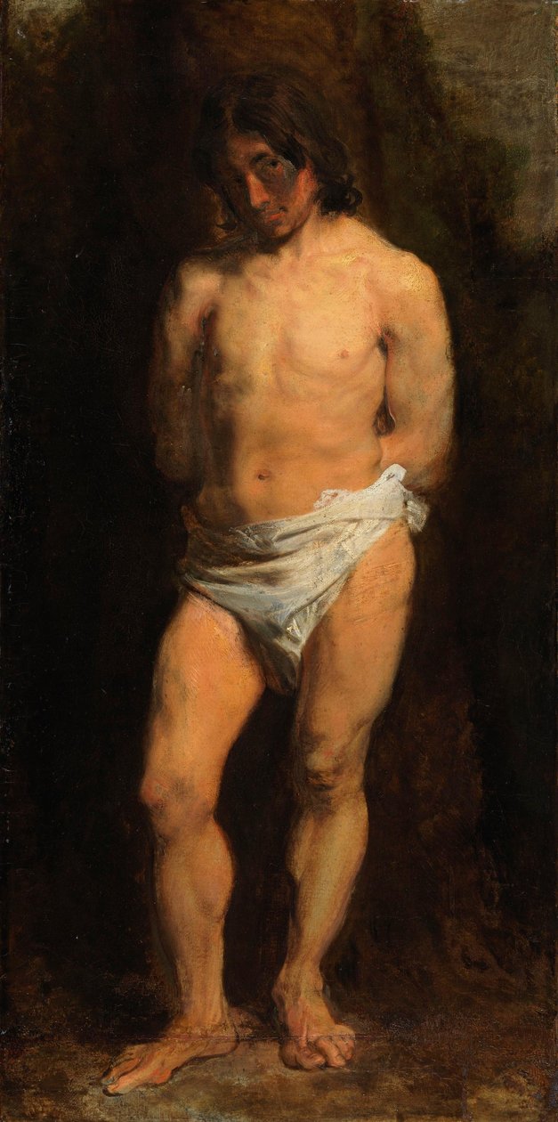 Estudio de un joven desnudo de Anthony van Dyck