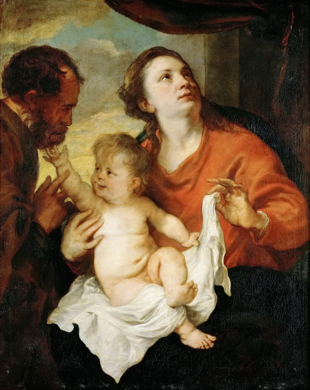 La Sagrada Familia, ca 1627 de Anthony van Dyck