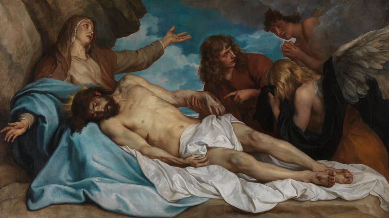 Lamentación por Cristo muerto de Anthony van Dyck